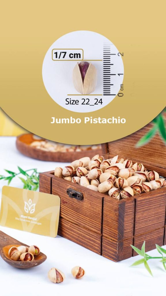 jumbo pistachio in mani renjal